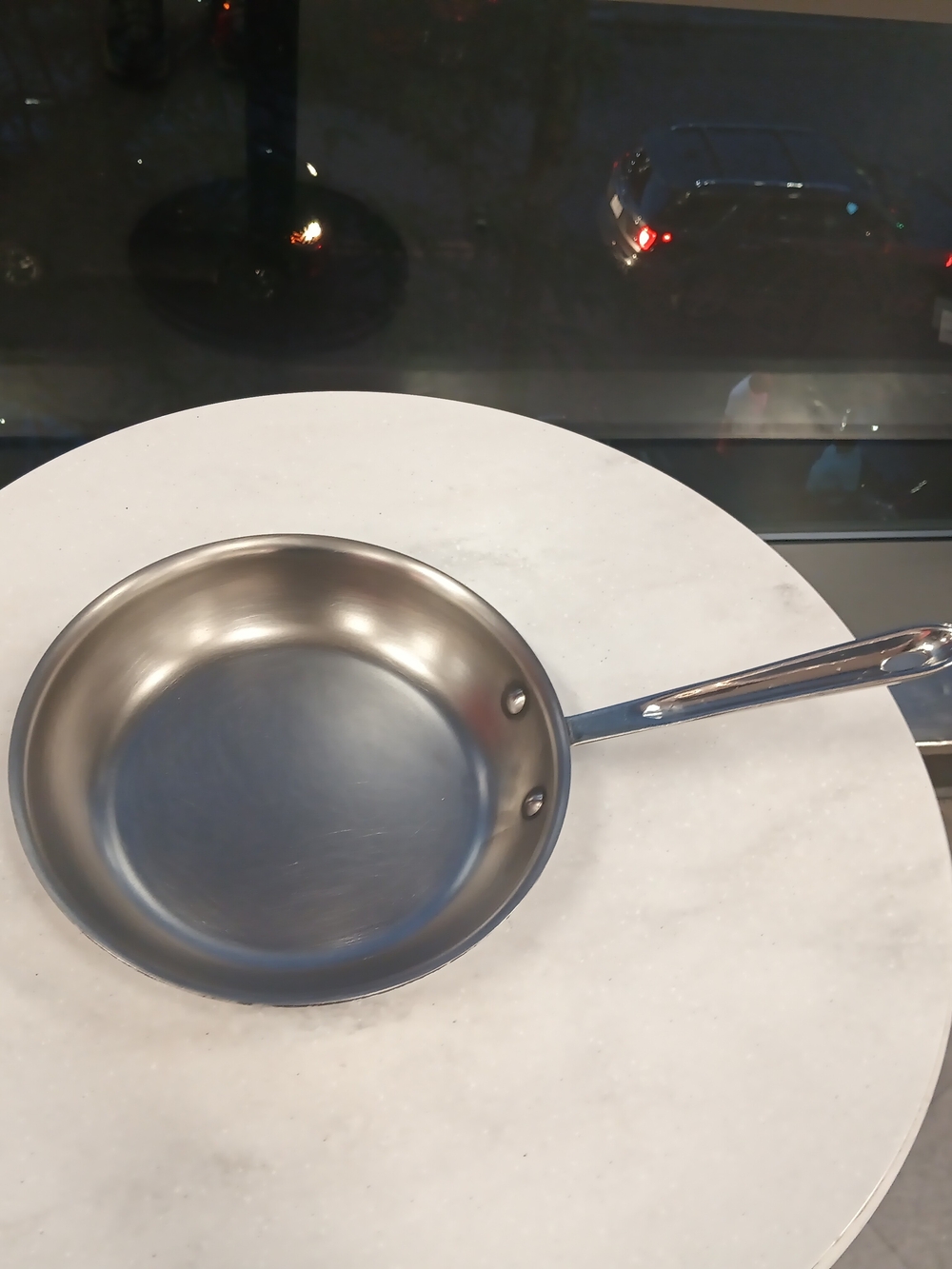 Stainless Steel Frying Pan - Silver. Allclad d5